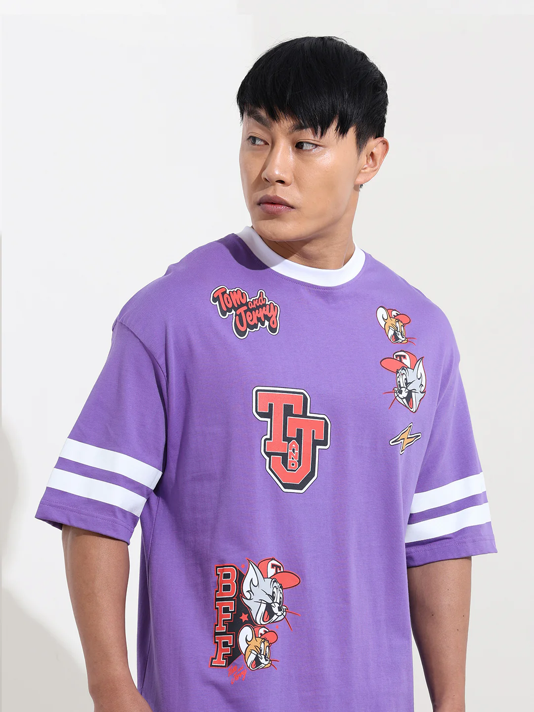Men's Printed Applique T-shirt - Image 5