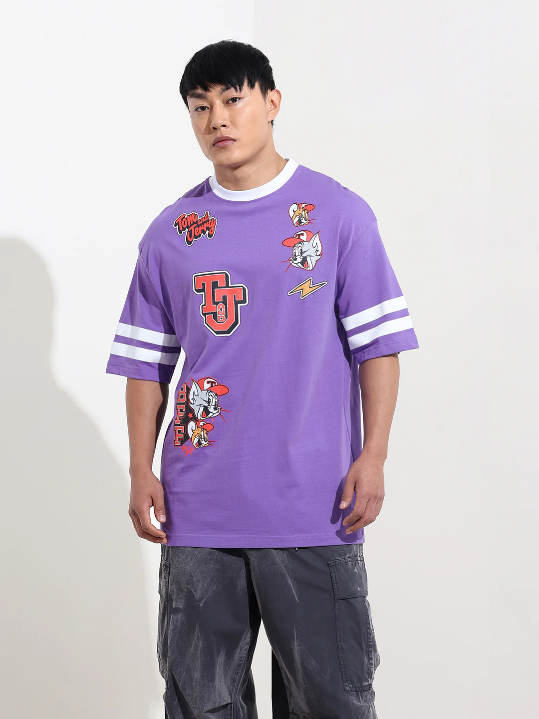 Men's Printed Applique T-shirt - Image 6