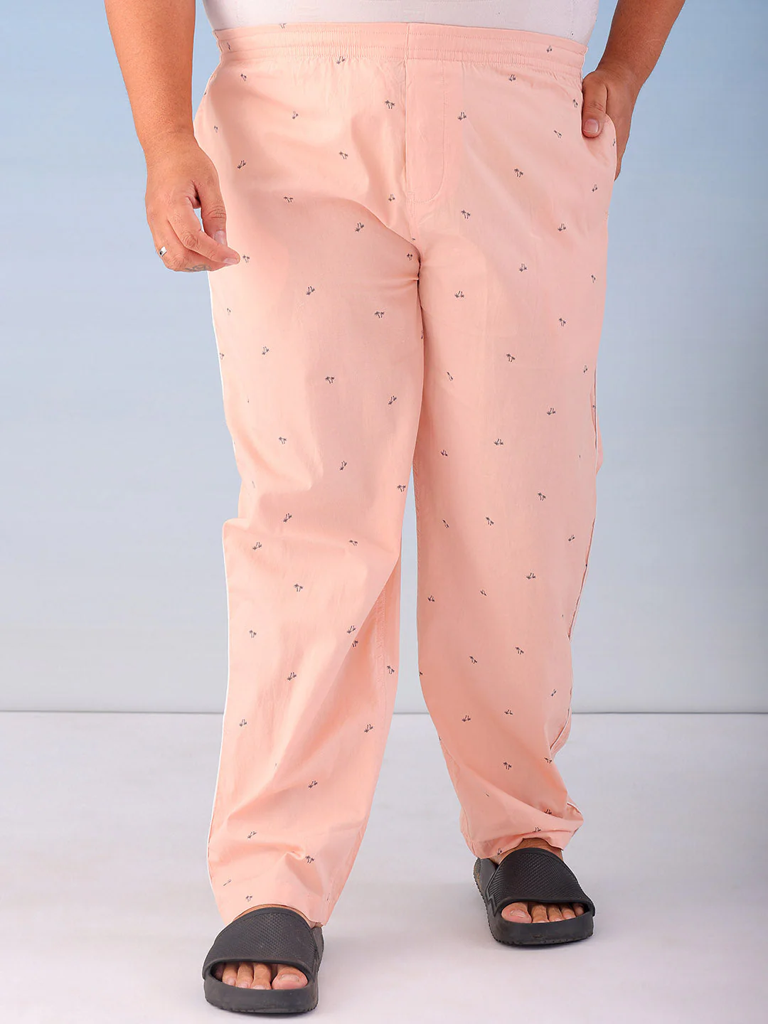 Men's Printed Plus Size Lounge Set - Image 2
