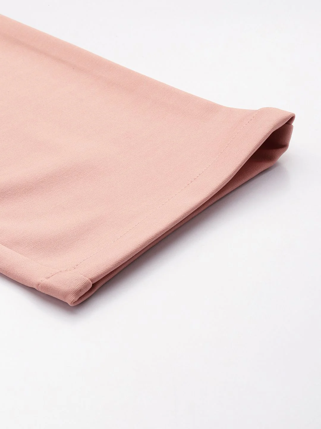 Men's Peach Relaxed Fit Solid Casual Chinos - Image 6