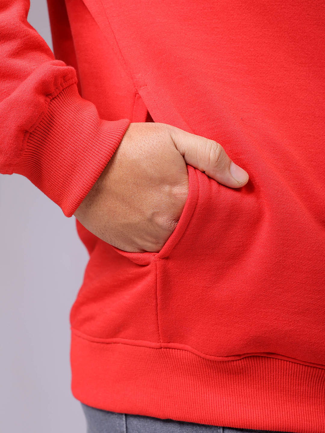 Men's Plus Fit Placement Print Crew Neck Sweatshirt - Image 8