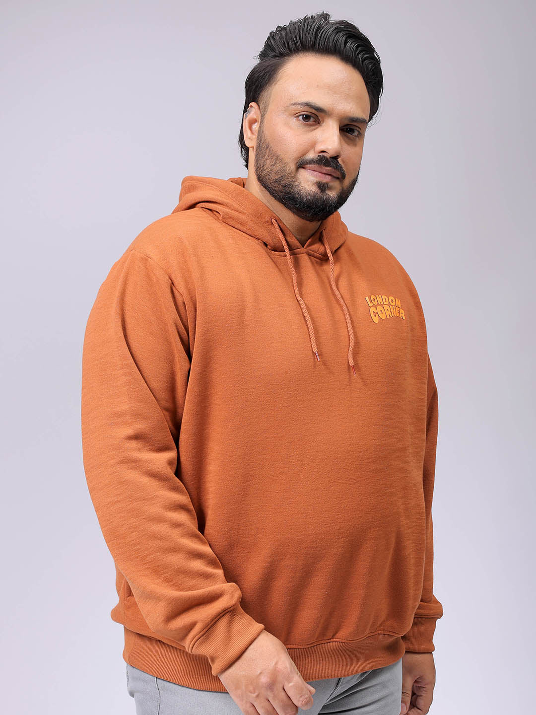 Men's Plus Fit Statement Overhead Hooded Sweatshirt - Image 4