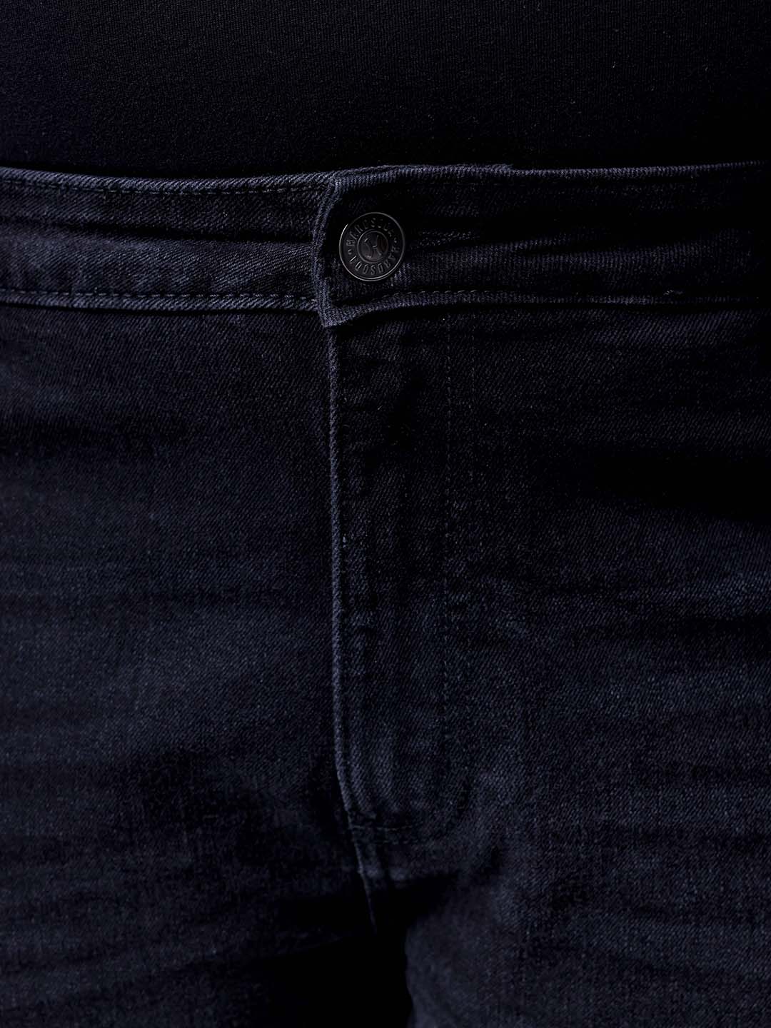 Men's Black Bootcut Fit Casual Jeans - Image 6