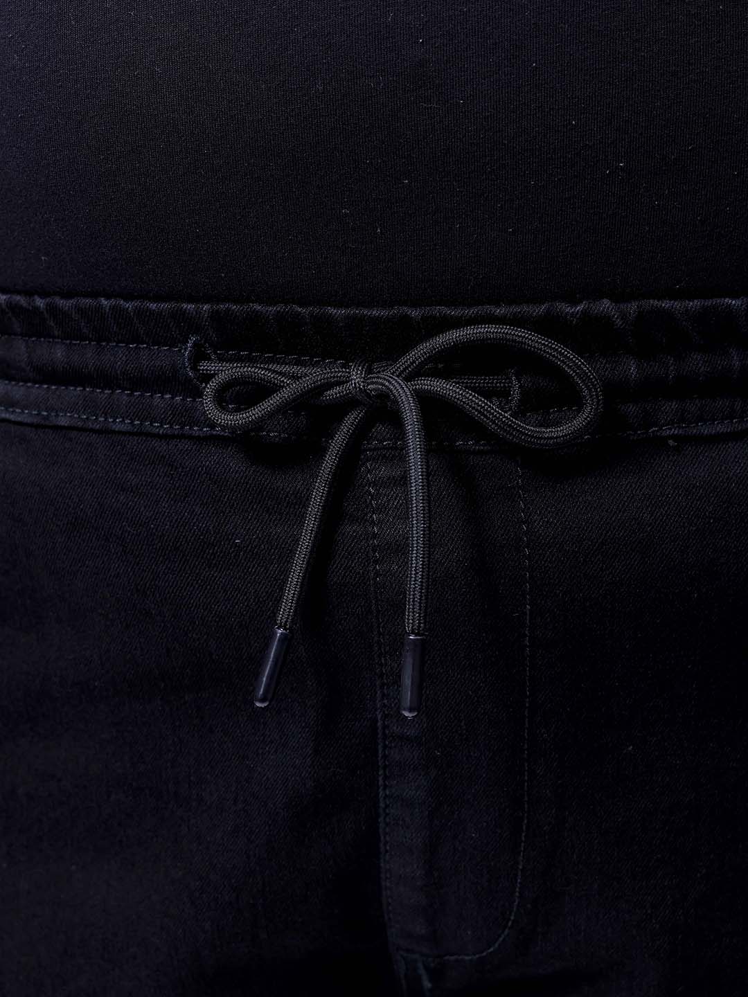 Men's Black Slim Fit Casual Jeans - Image 6