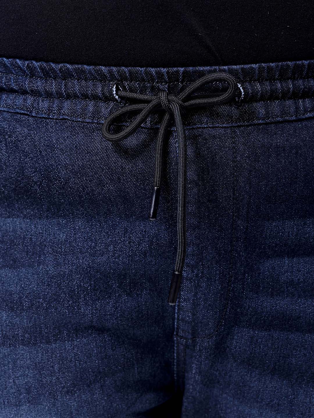 Men's Black Slim Fit Casual Jeans - Image 6