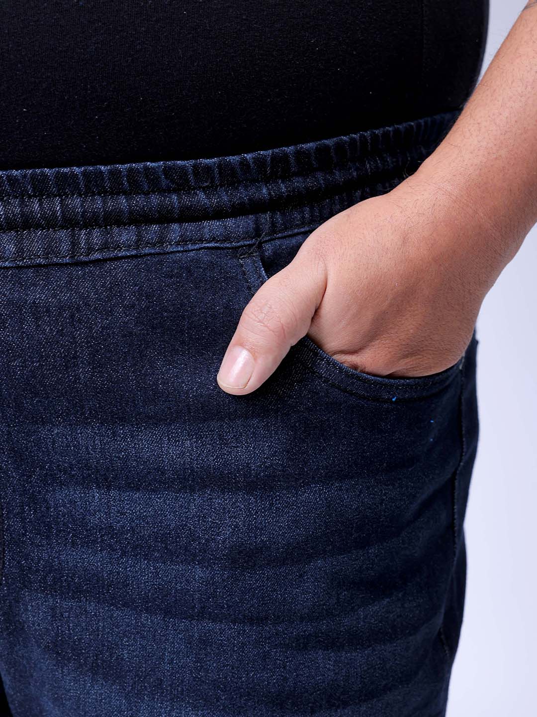 Men's Black Slim Fit Casual Jeans - Image 7