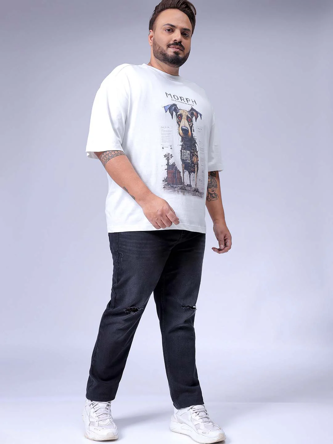 Men's Black Slim Fit Casual Jeans - Image 2