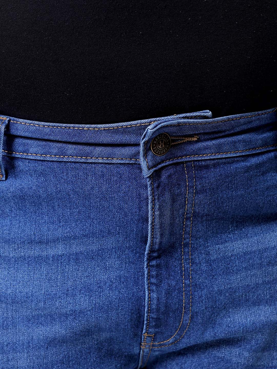 Men's Blue Bootcut Fit Casual Jeans - Image 6