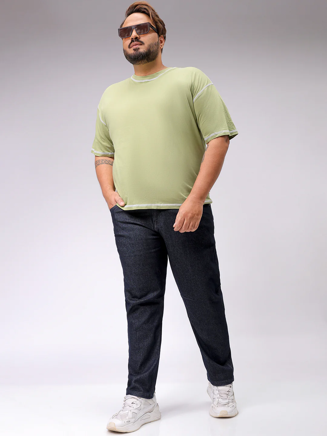 Men's Blue Carrot Fit Casual Jeans - Image 2