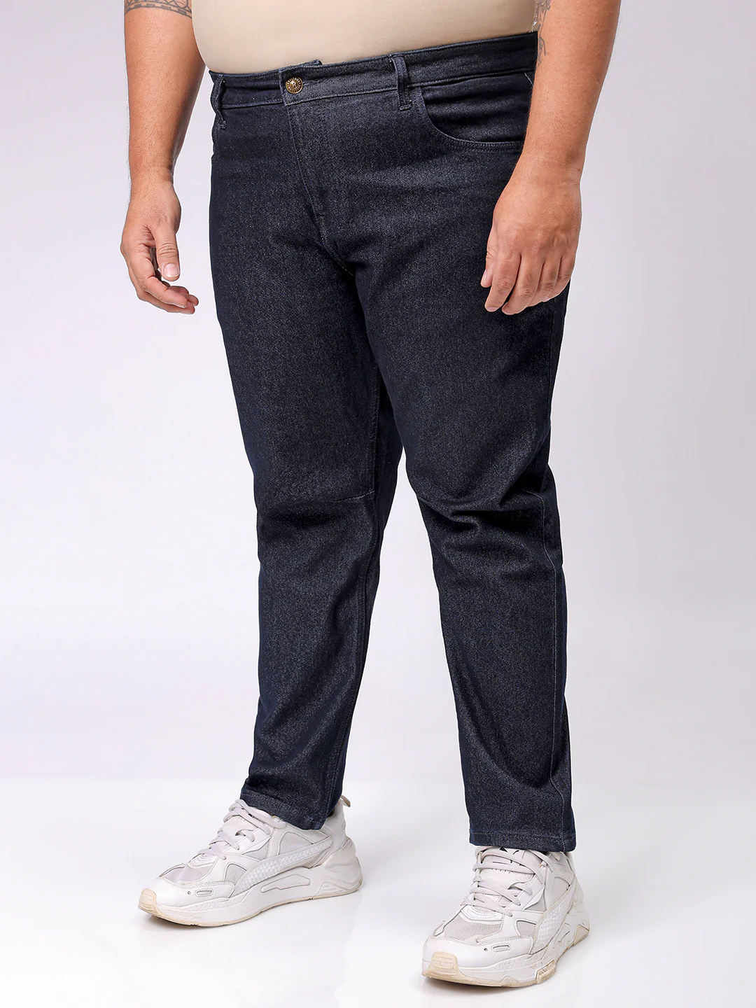 Men's Blue Carrot Fit Casual Jeans - Image 3