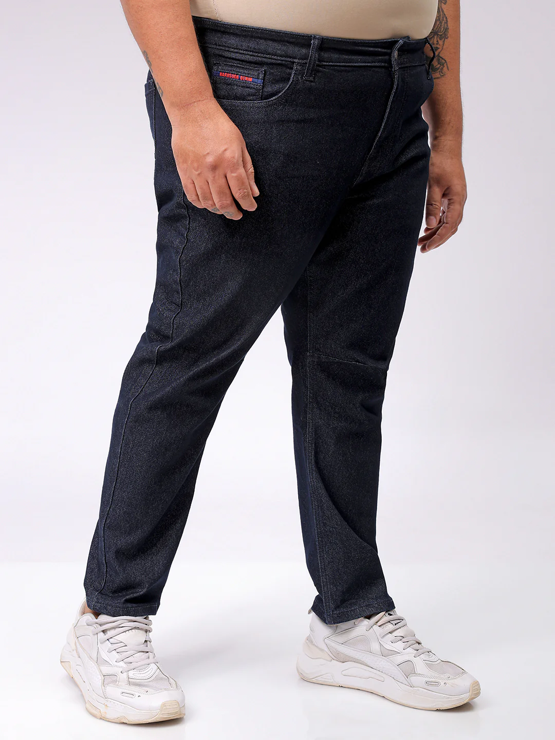 Men's Blue Carrot Fit Casual Jeans - Image 4