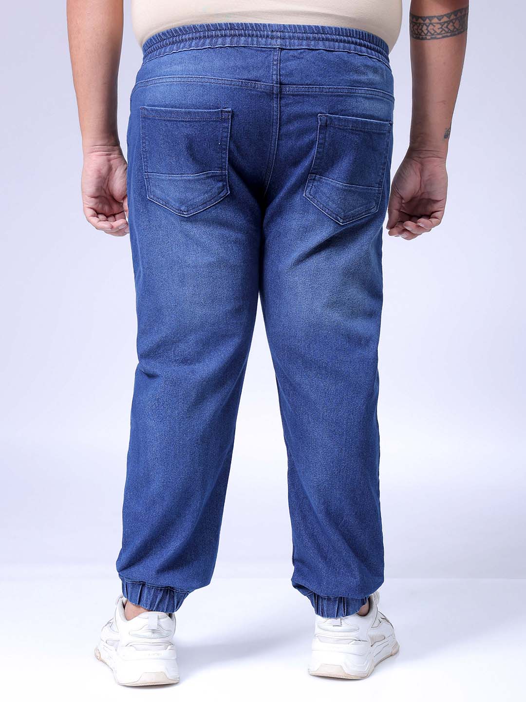 Men's Blue Slim Fit Casual Jeans - Image 5