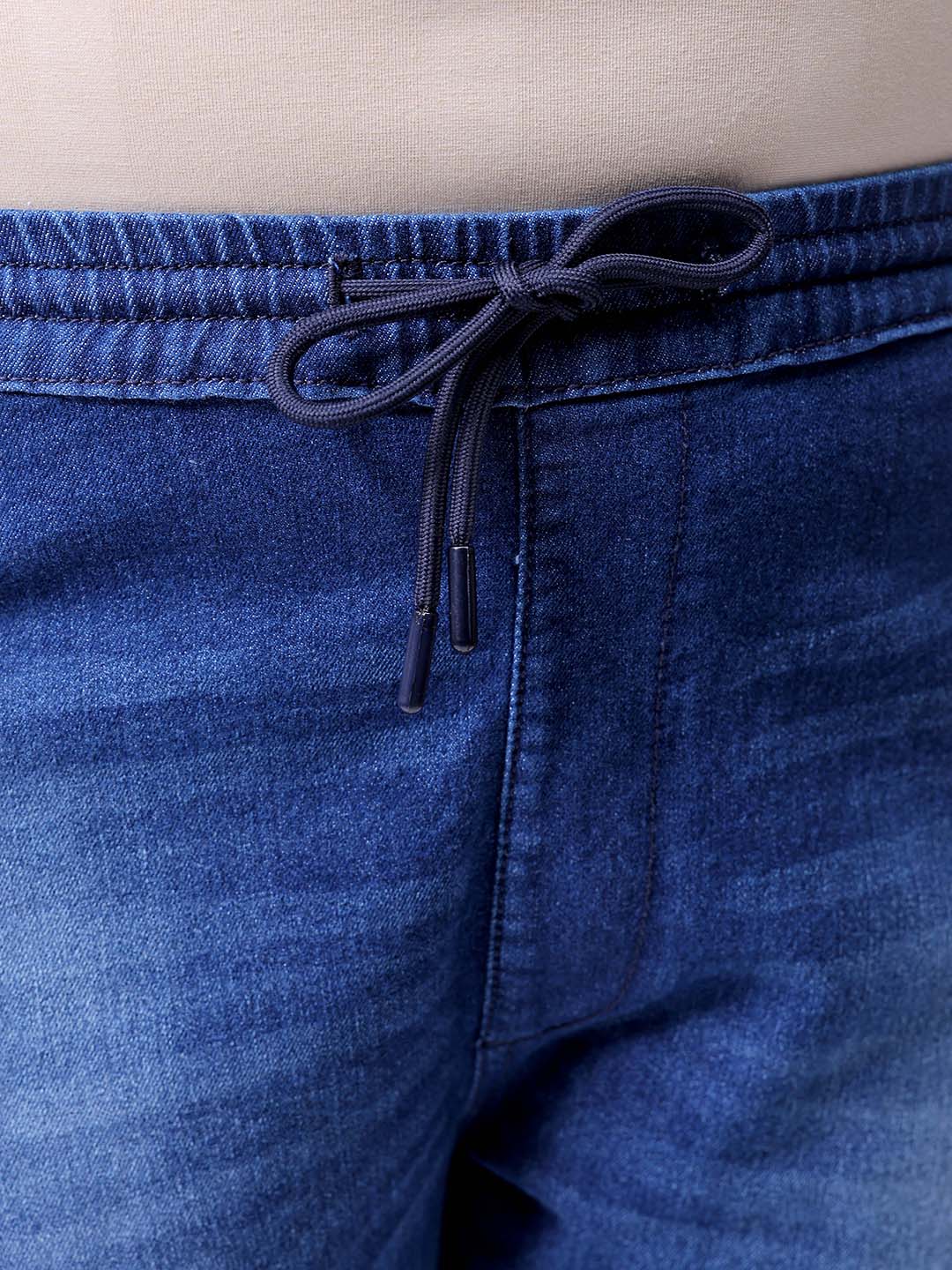 Men's Blue Slim Fit Casual Jeans - Image 6