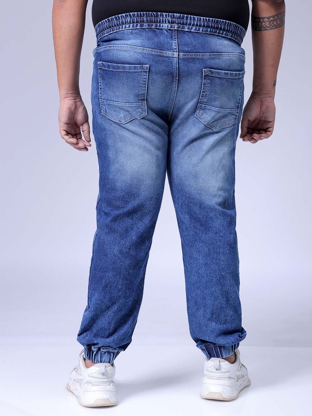 Men's Blue Slim Fit Casual Jeans - Image 5