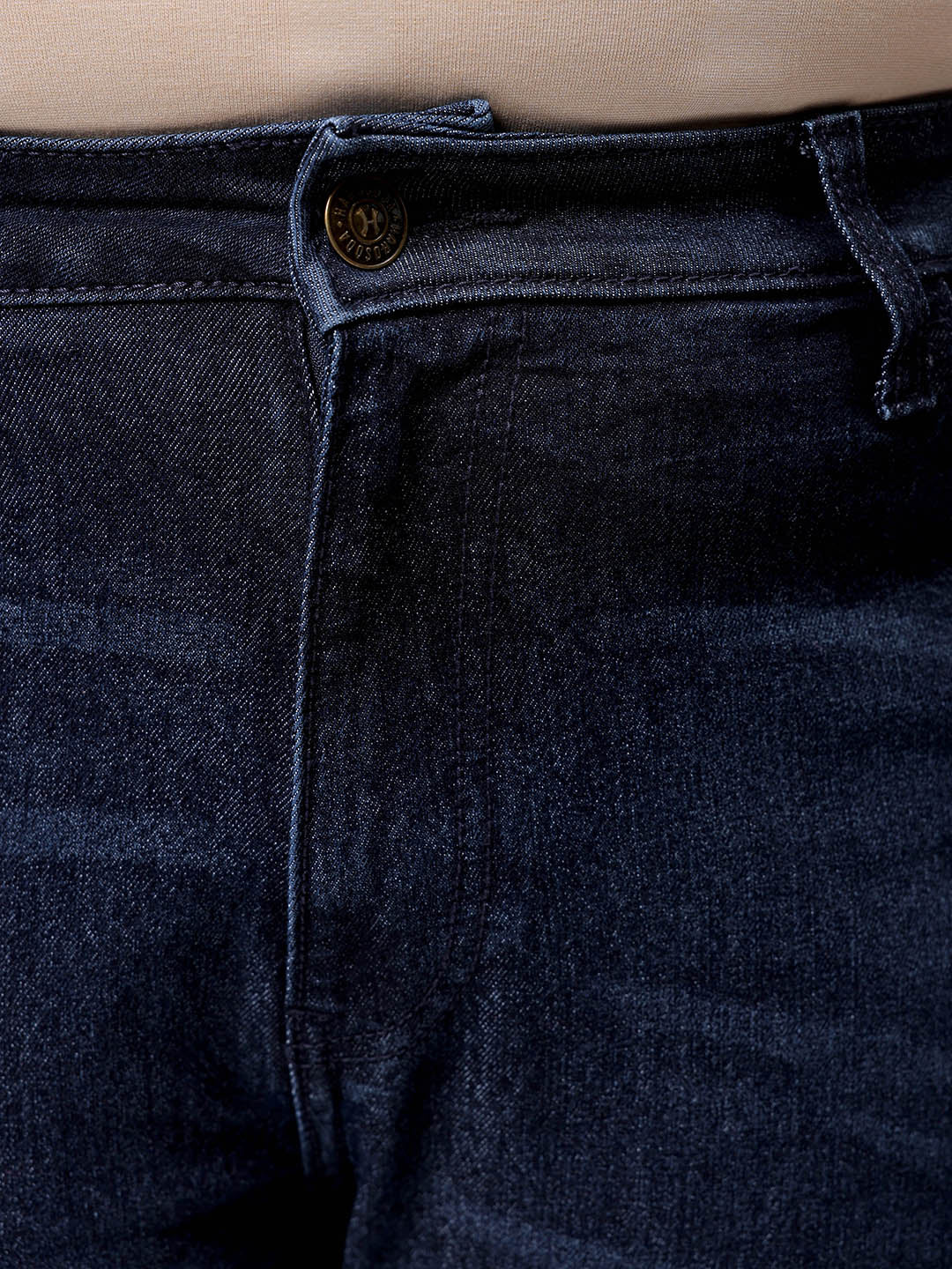 Men's Plus Size Bootcut Solid Jeans - Image 6