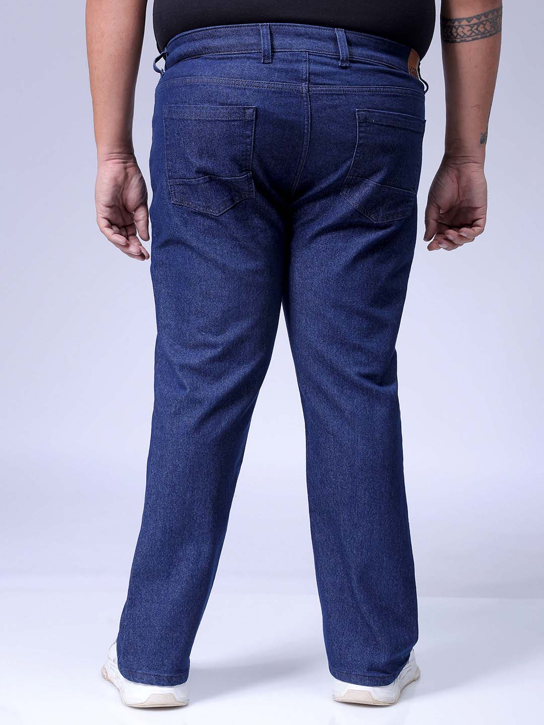 Men's Blue Bootcut Fit Casual Jeans - Image 5