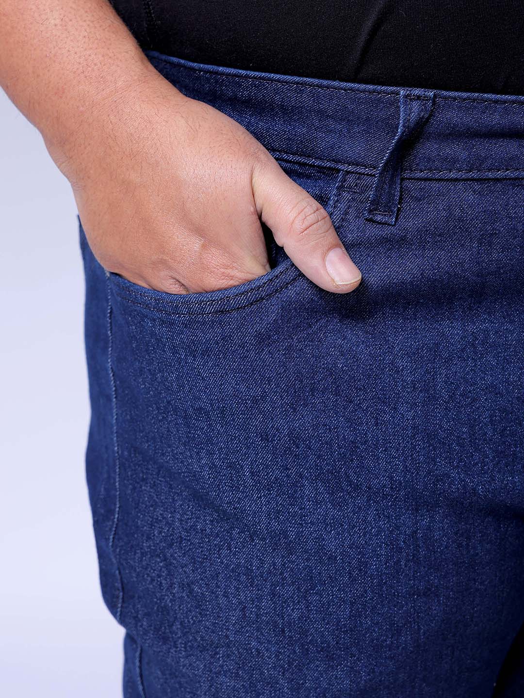 Men's Blue Bootcut Fit Casual Jeans - Image 7