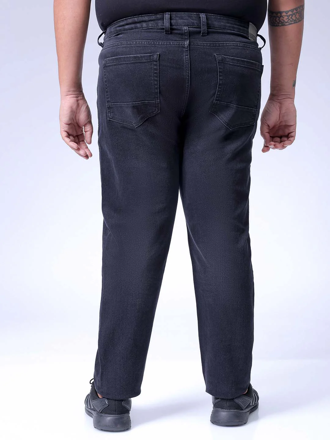Men's Grey Slim Fit Casual Jeans - Image 5