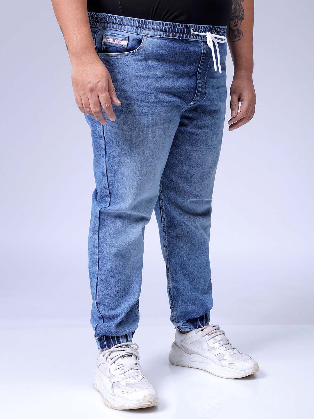 Men's Blue Slim Fit Casual Jeans - Image 4