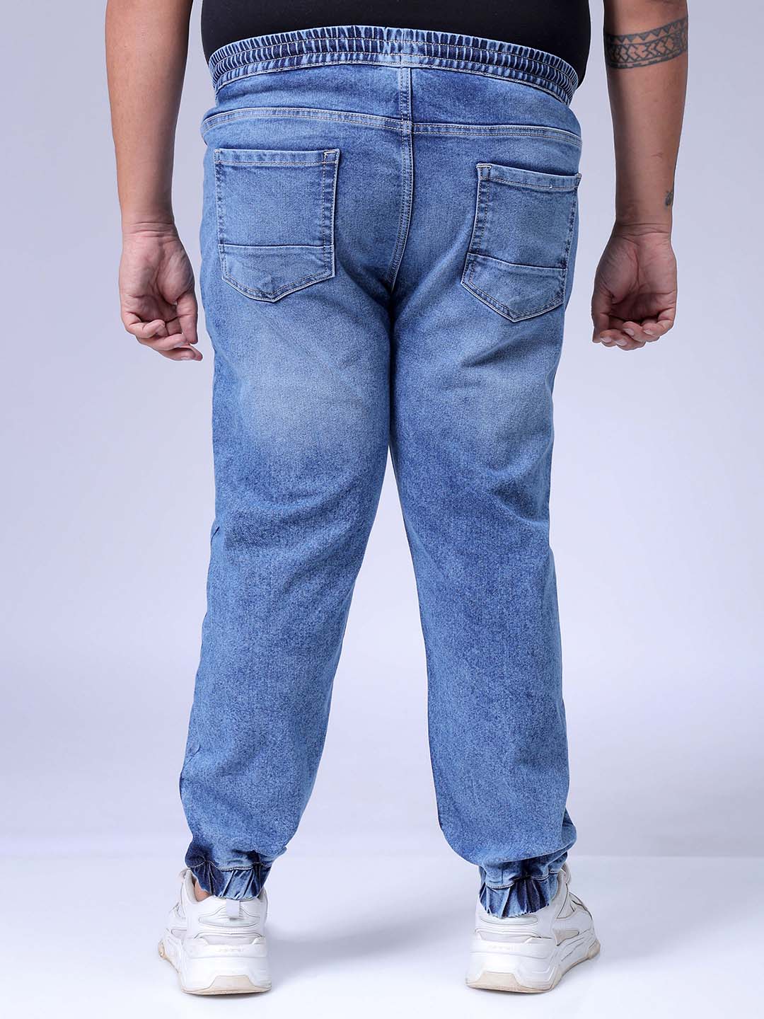 Men's Blue Slim Fit Casual Jeans - Image 5