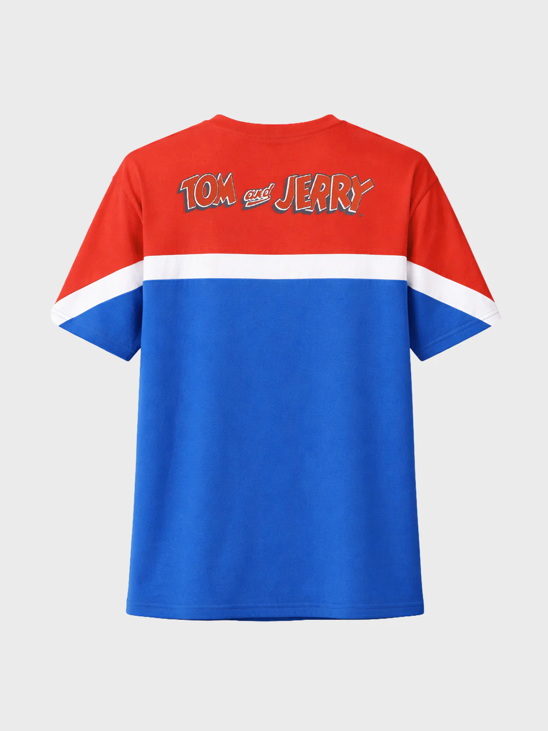 Men's Red Boxy Fit Tom&Jerry Character Merchandise T-Shirt - Image 5