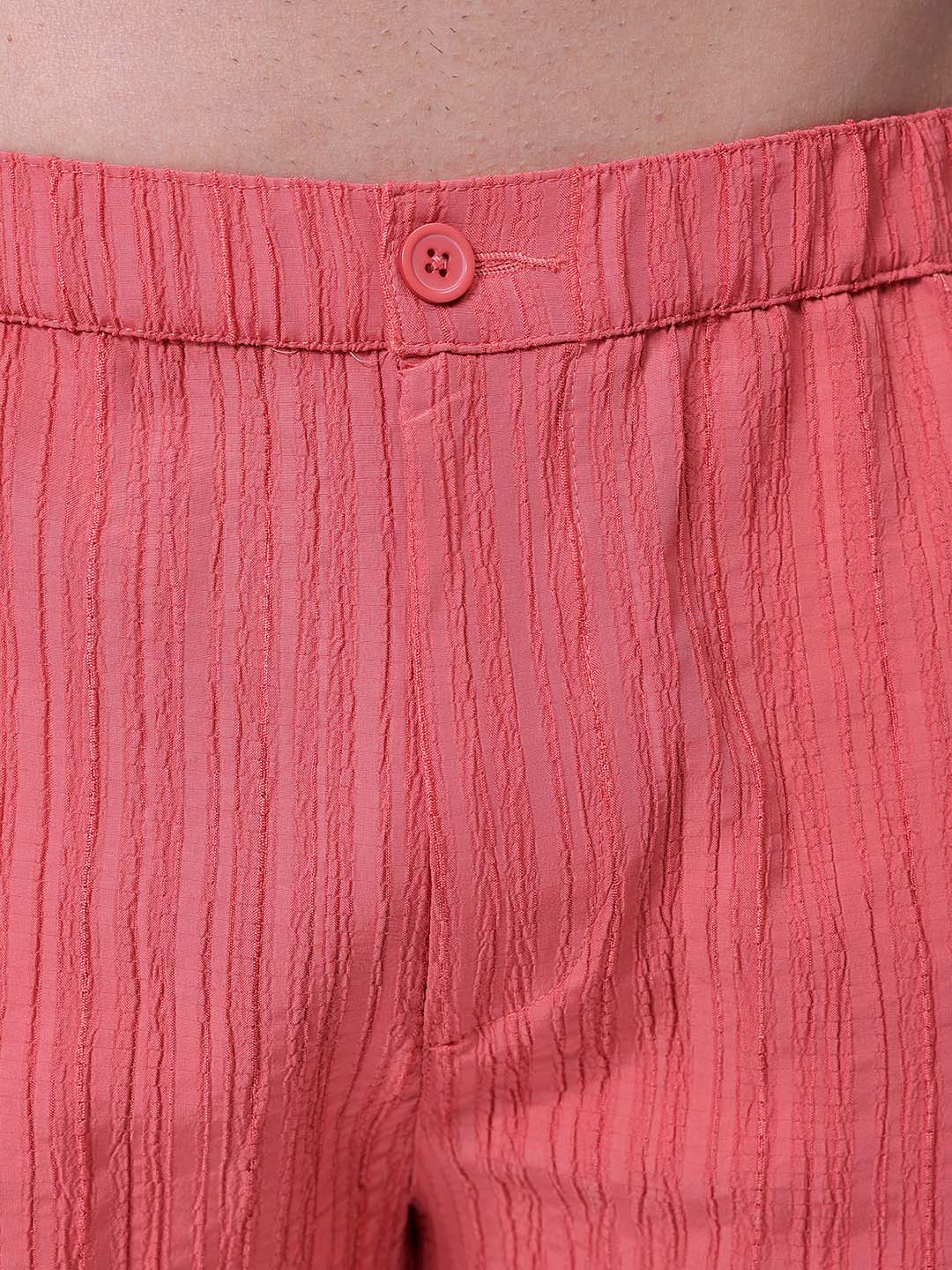 Men's Astro Dust Loose Fit Textured Resort Wear Trouser - Image 6