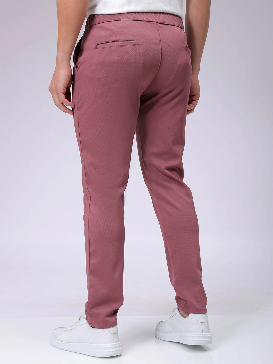 Men's Astro Dust Slim Fit Textured Formal Trouser - Image 4