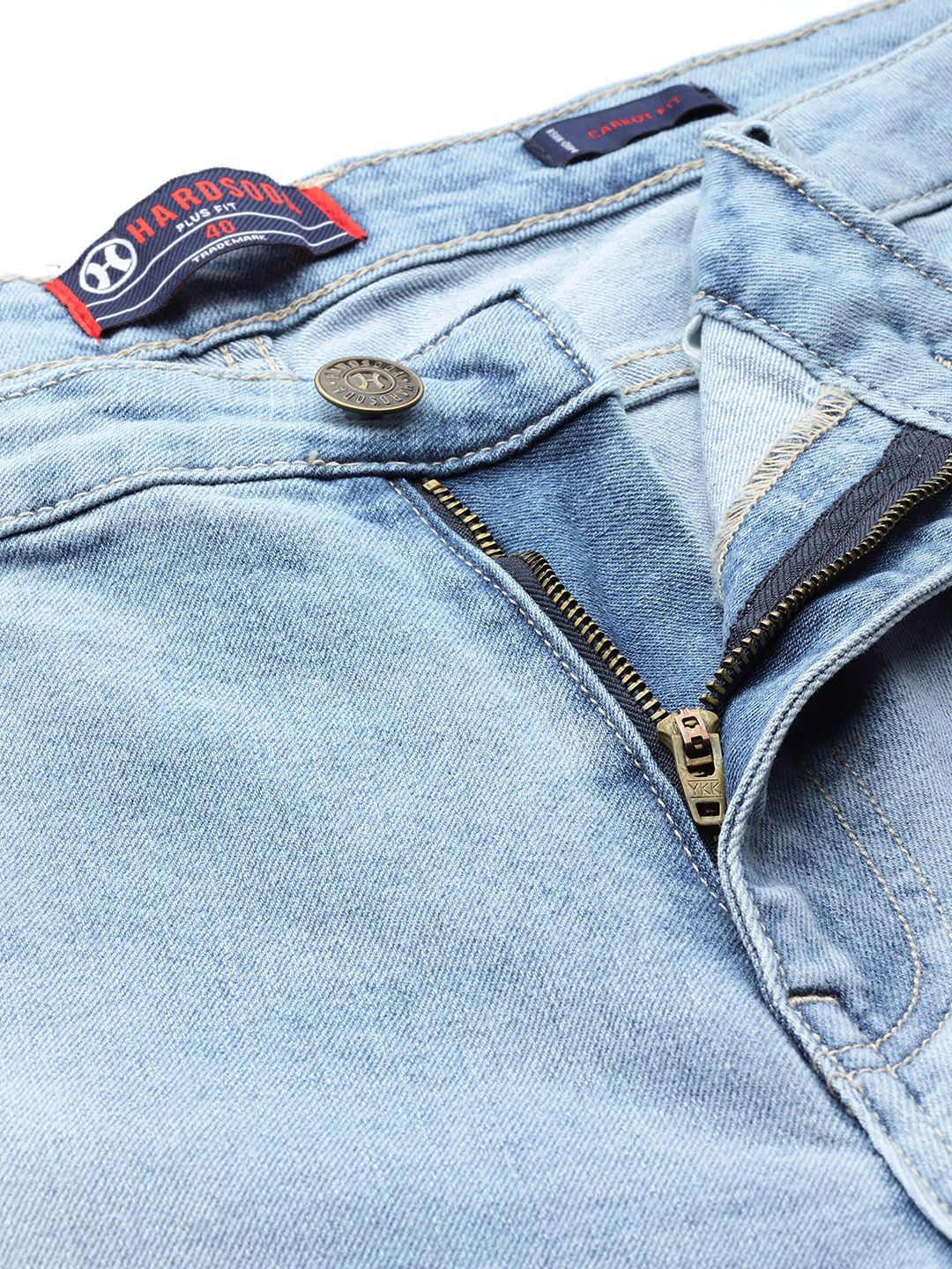 Men's Blue Carrot Fit Casual Jeans - Image 5