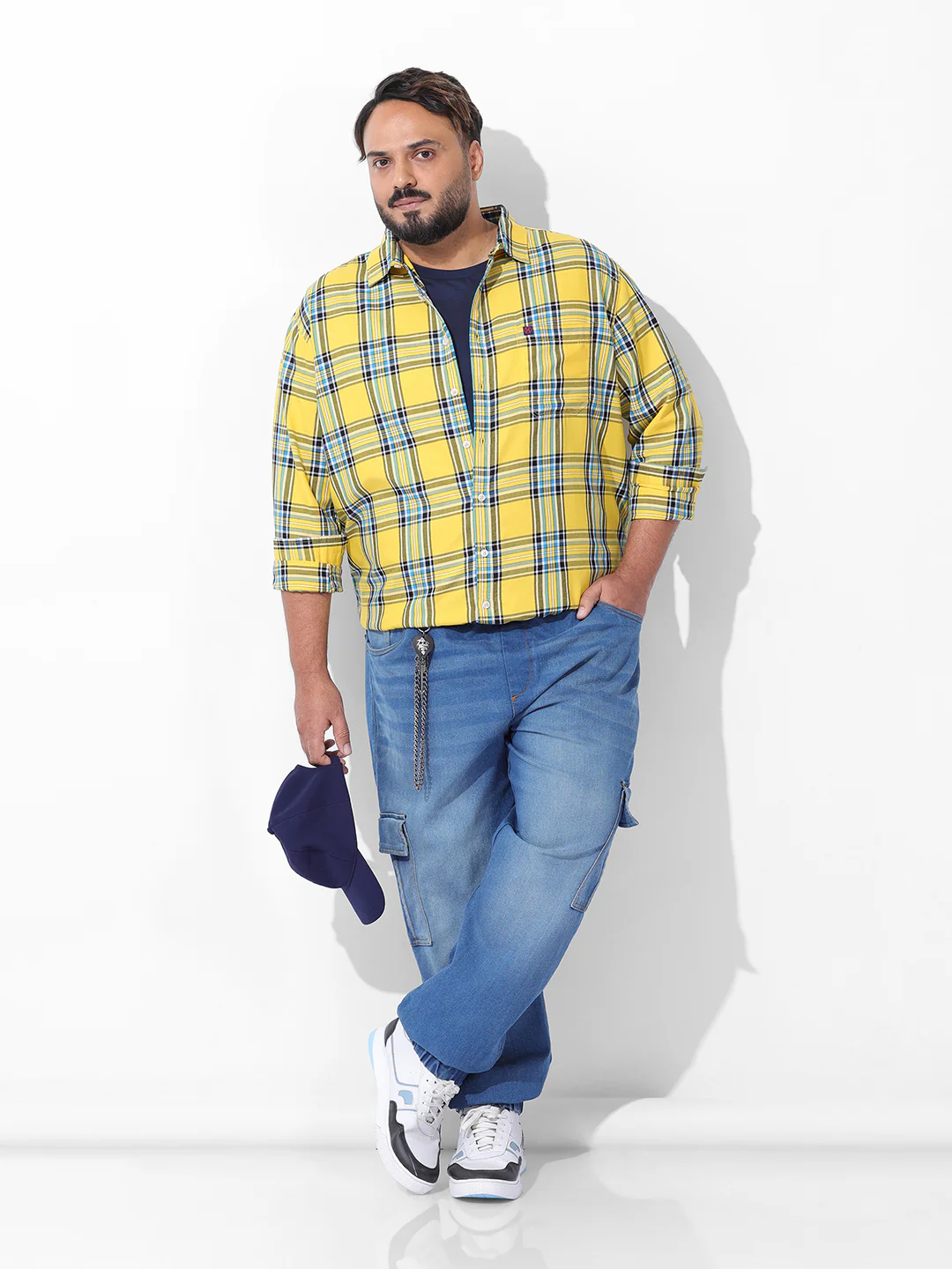 Men's Blue Regular Fit Casual Jeans - Image 7