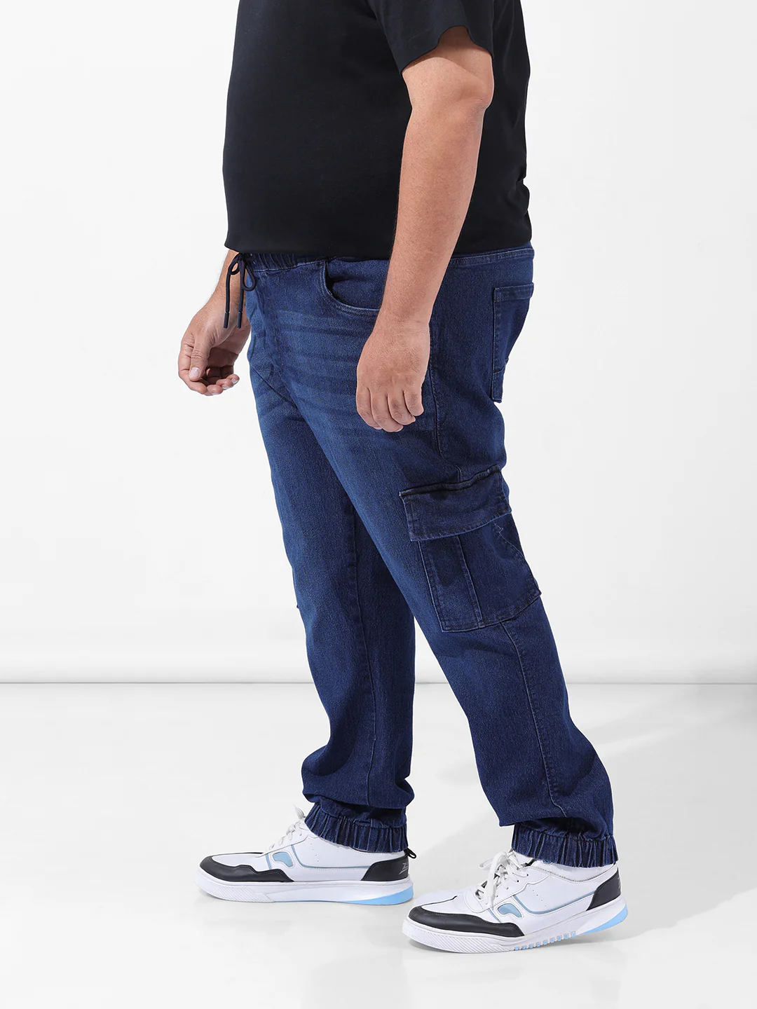 Men's Blue Regular Fit Casual Jeans - Image 2
