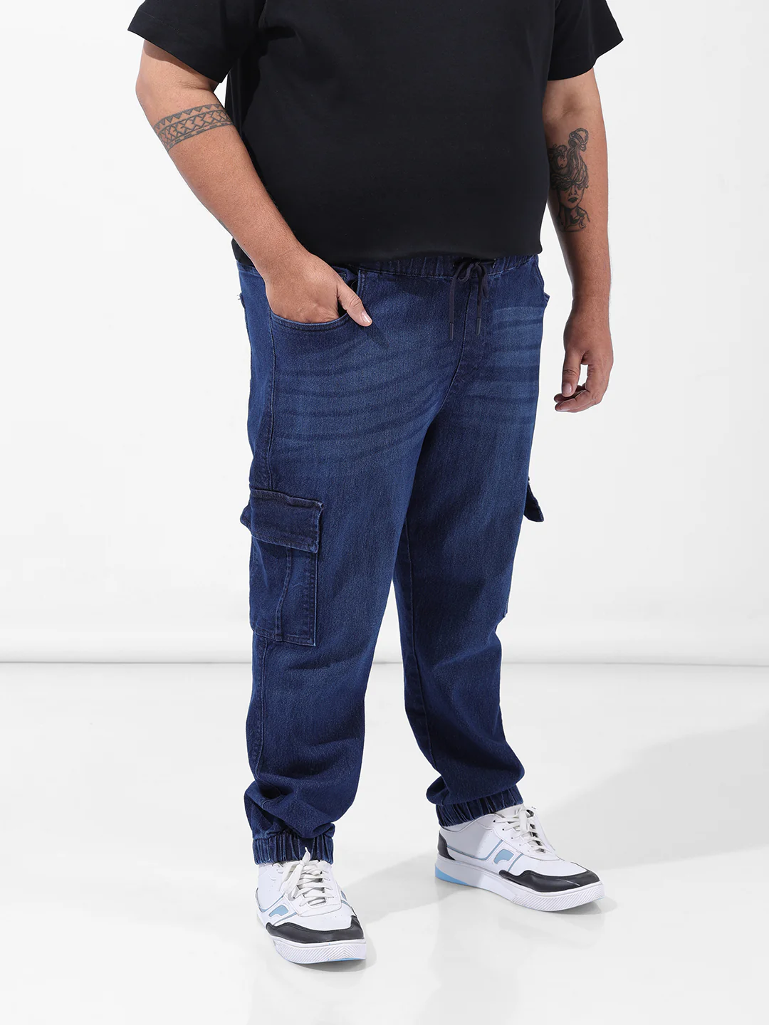 Men's Blue Regular Fit Casual Jeans - Image 3