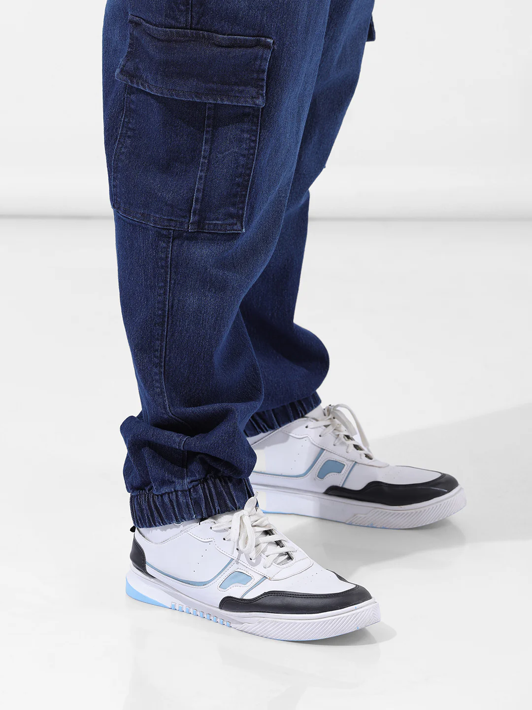Men's Blue Regular Fit Casual Jeans - Image 6