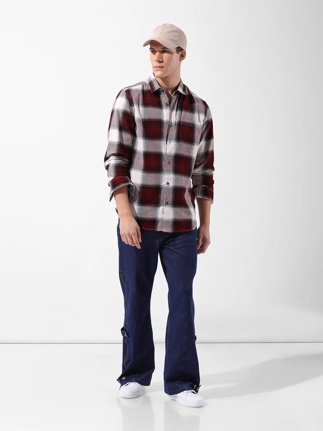 Men's Brown Regular Fit Printed Casual Shirt - Image 8