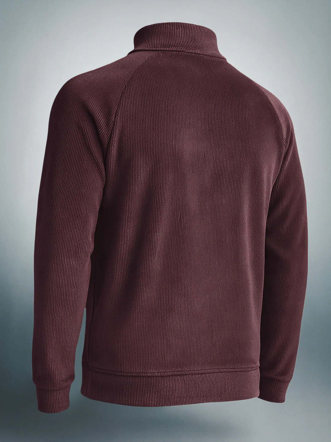 Men's Ground Coffee Regular Fit Textured Casual Sweatshirts - Image 2