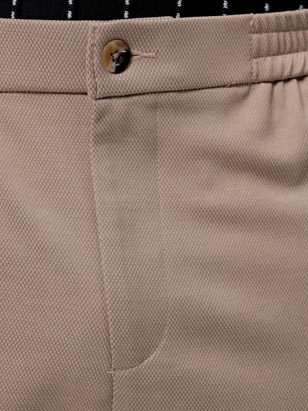 Men's Doeskin Regular Fit Solid Casual Chinos - Image 6