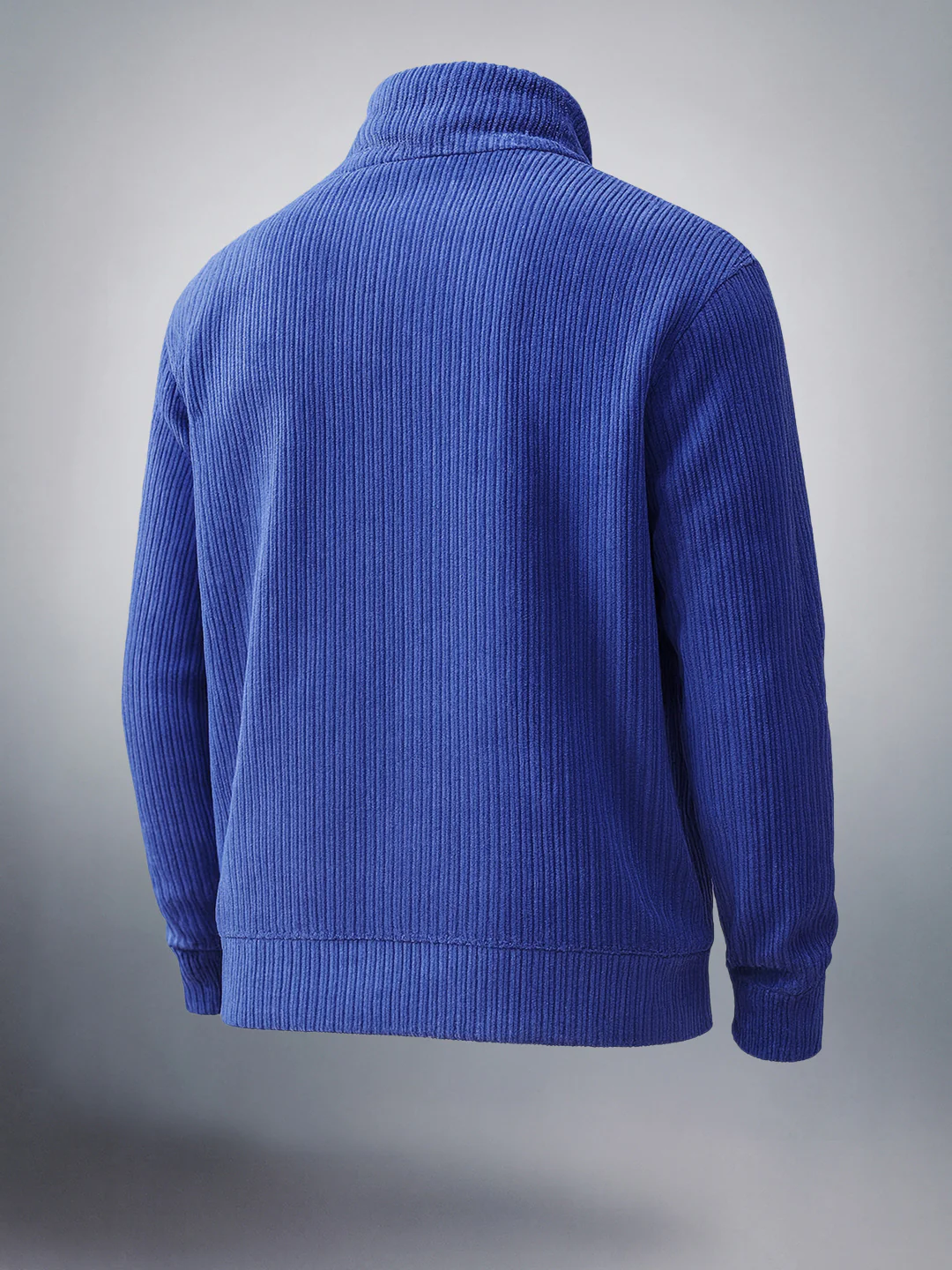 Men's Peacoat Relaxed Fit Solid Street Wear Sweatshirts - Image 2