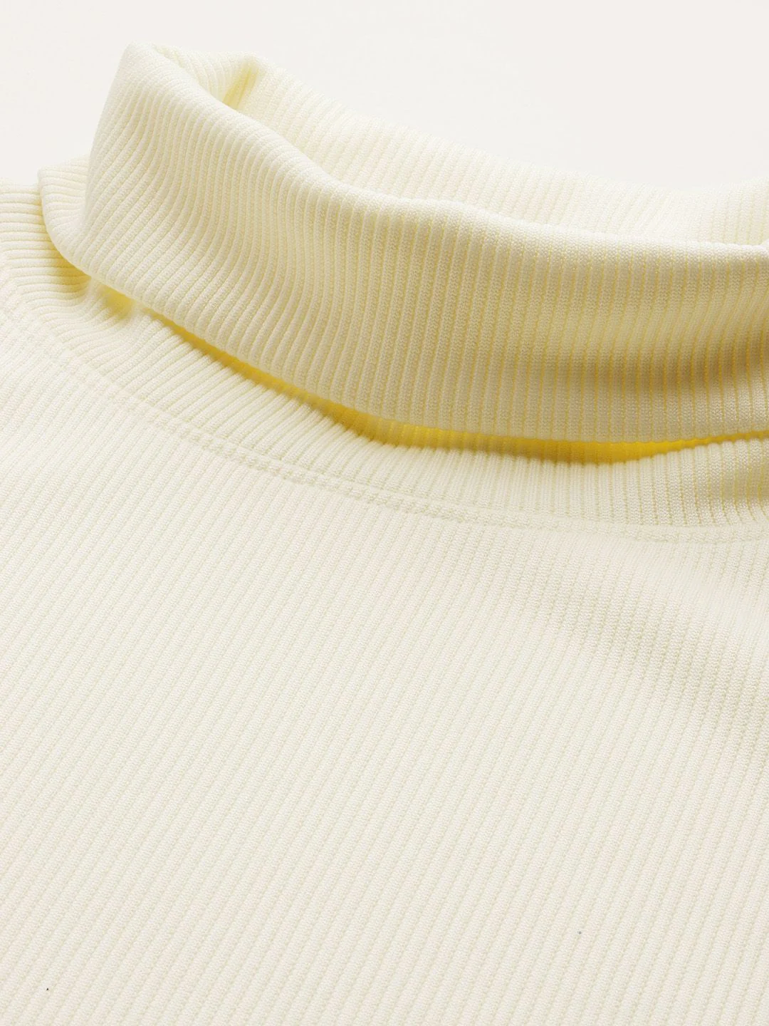 Men's Off White Relaxed Fit Solid Casual Sweatshirts - Image 7
