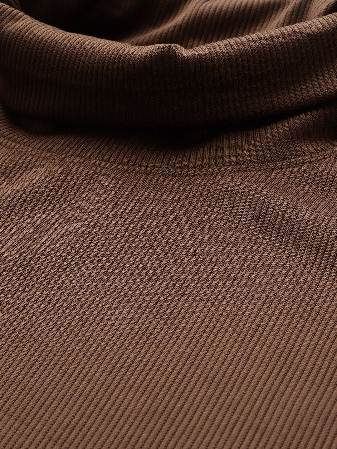 Men's Sepia Relaxed Fit Solid Casual Sweatshirts - Image 7