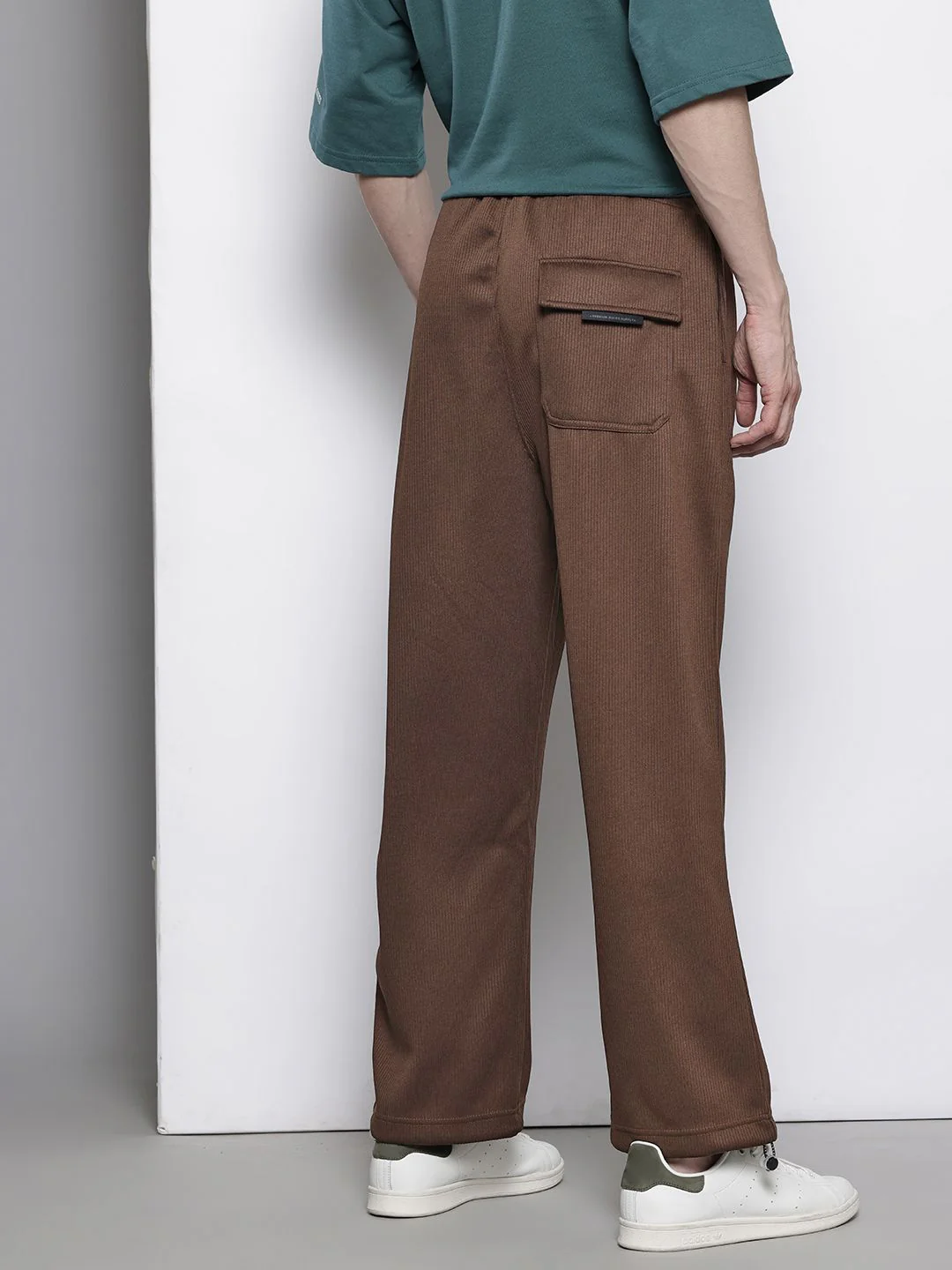 Men's Sepia Relaxed Fit Solid Street Wear Jogger - Image 3