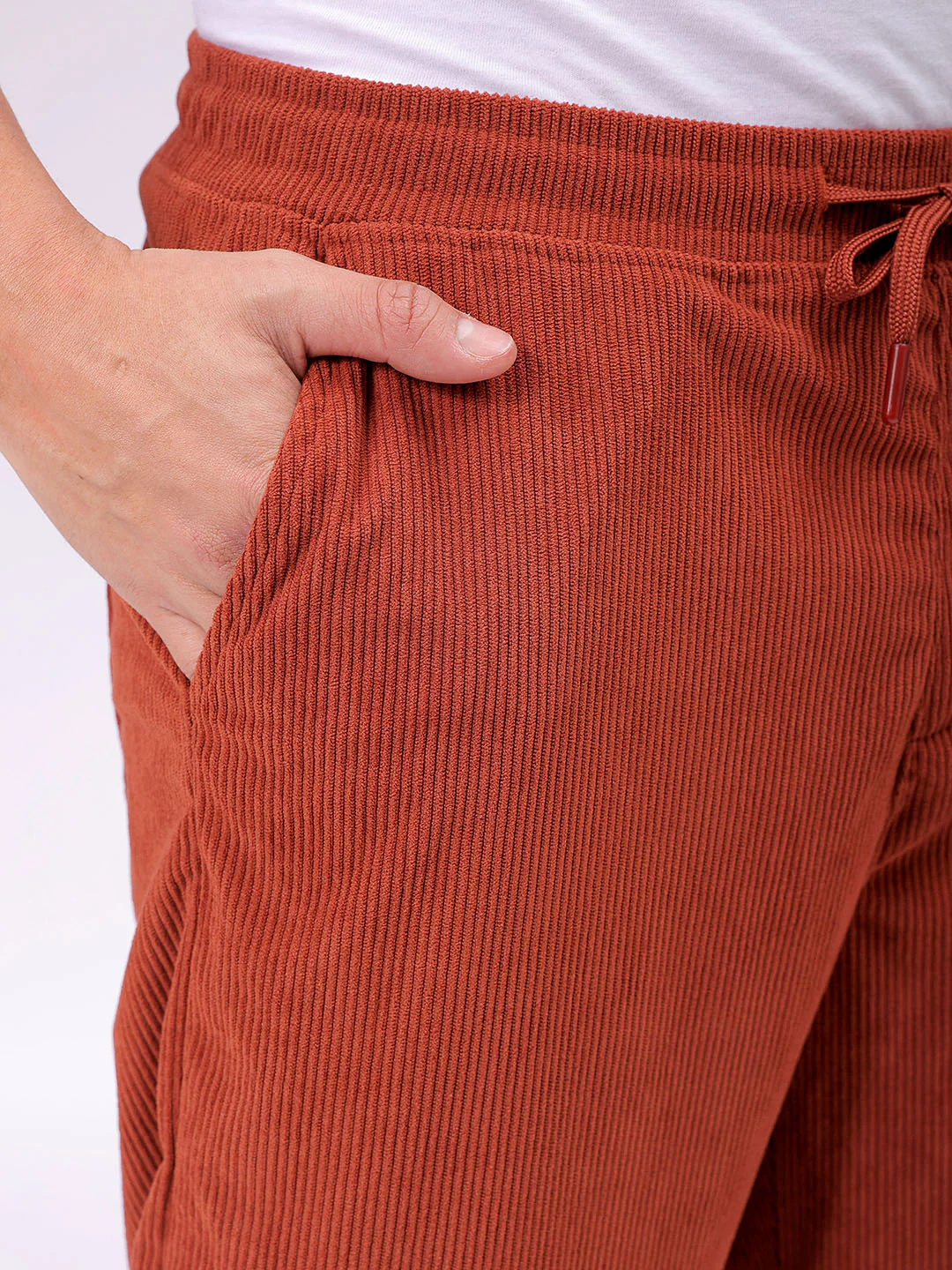 Men's Rust Relaxed Fit Solid Athletic  Jogger - Image 7