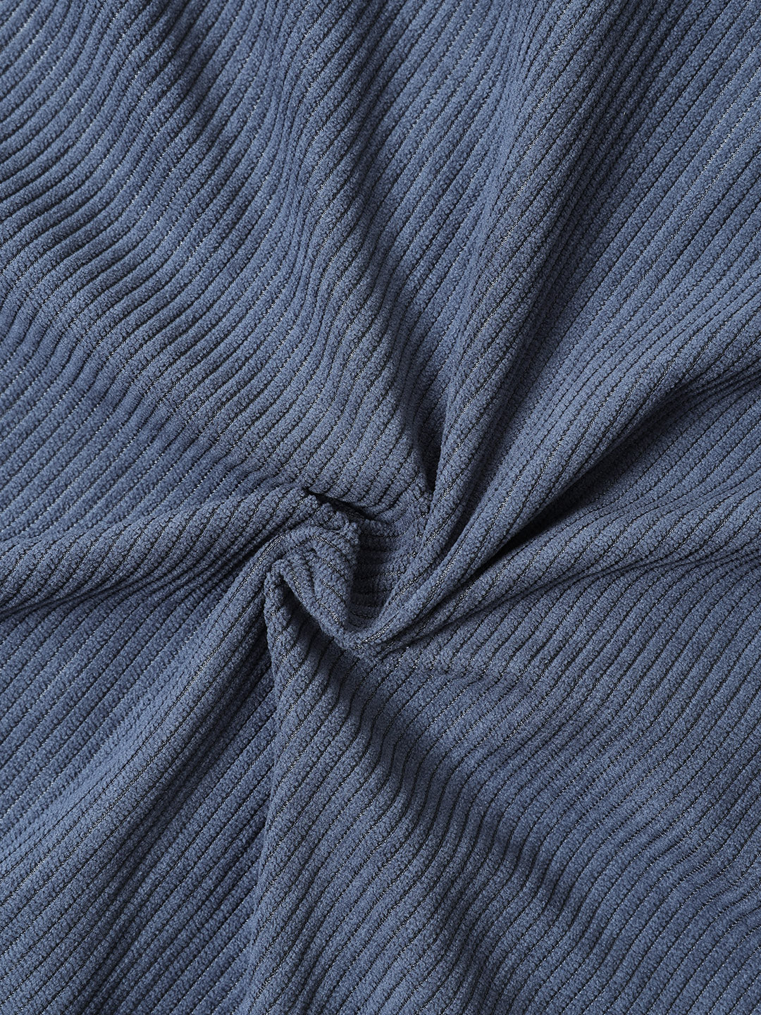 Men's Steel Blue Regular Fit Solid Casual Shirt - Image 7