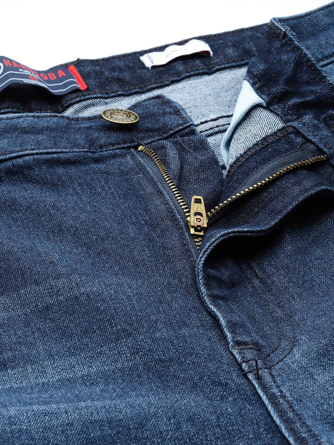 Men's Blue Slim Fit Casual Jeans - Image 5