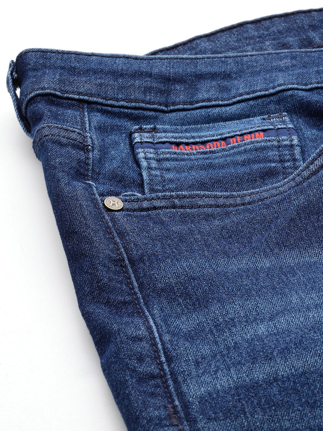 Men's Blue Slim Fit Casual Jeans - Image 6
