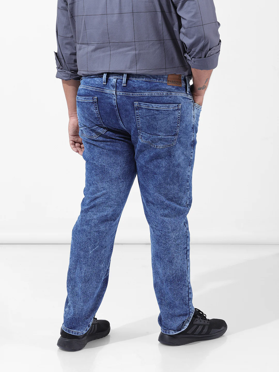 Men's Blue Slim Fit Casual Jeans - Image 4