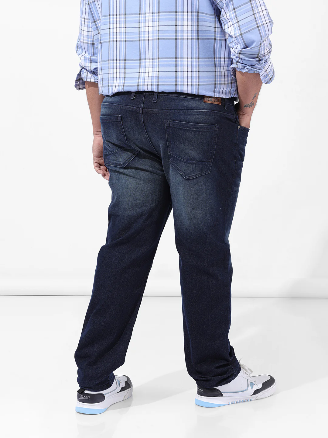 Men's Blue Slim Fit Casual Jeans - Image 4