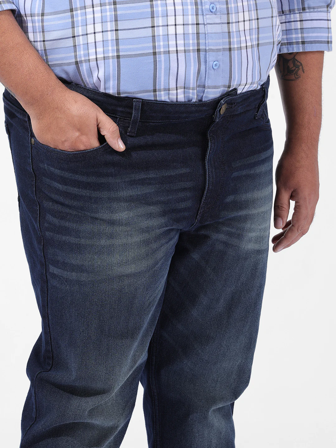 Men's Blue Slim Fit Casual Jeans - Image 5
