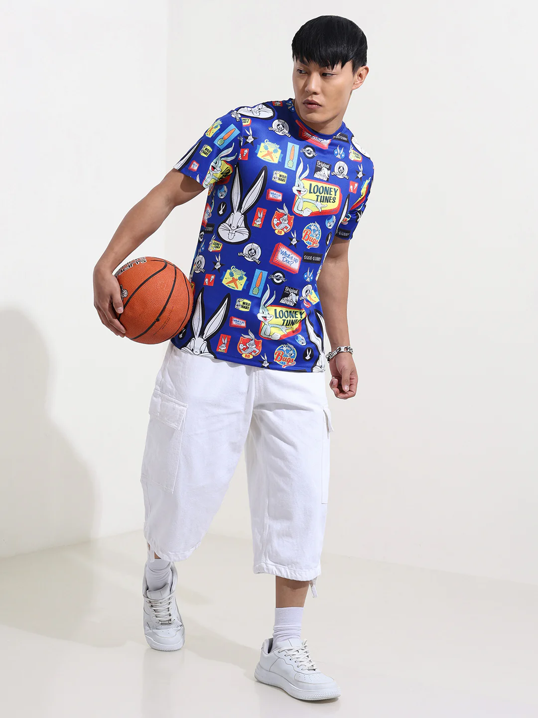 Men's Printed Pockets Slim Fit T-shirt - Image 2
