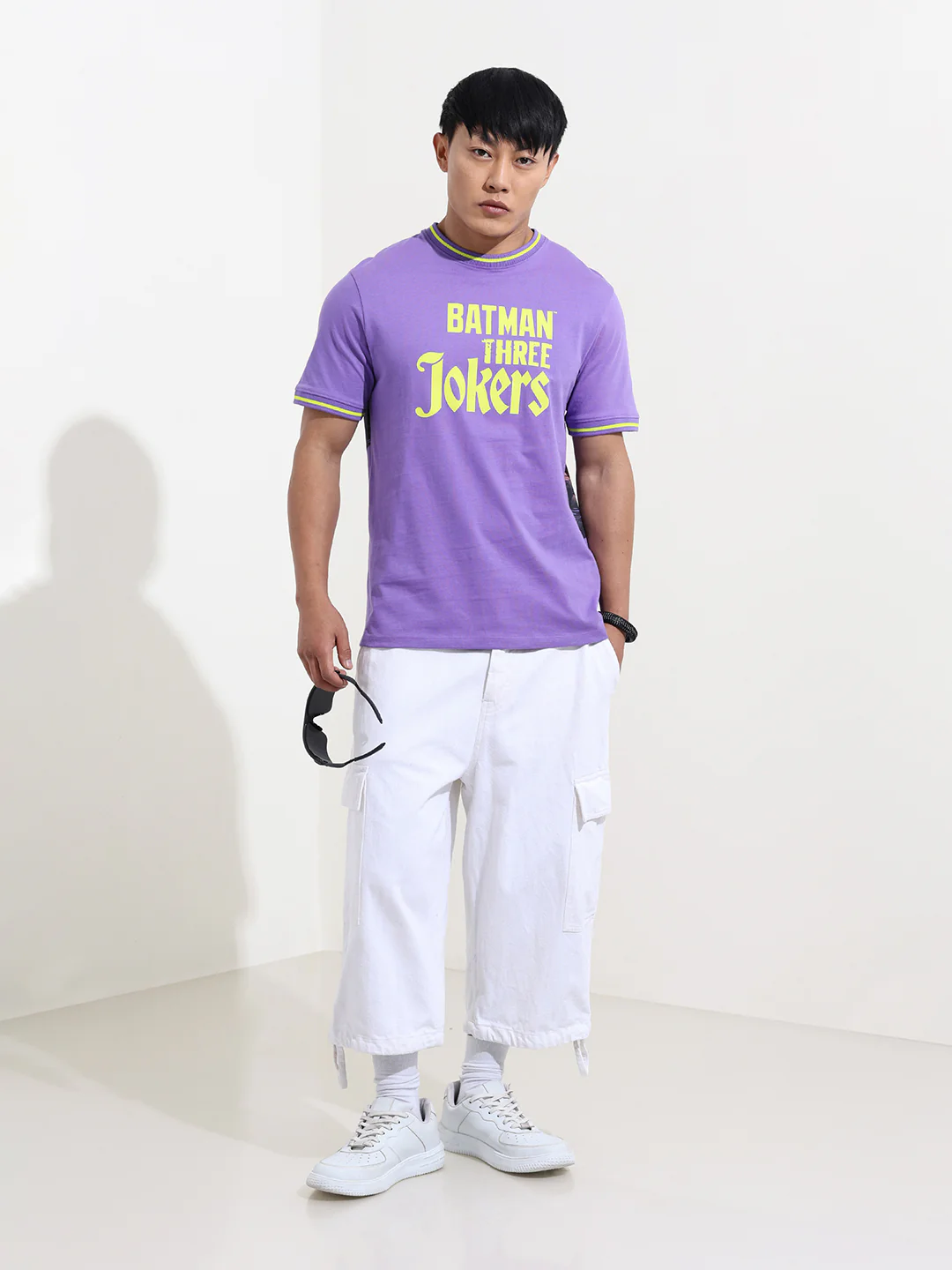 Men's Joker Typography Printed Round Neck Cotton's Slim Fit T-shirt - Image 2