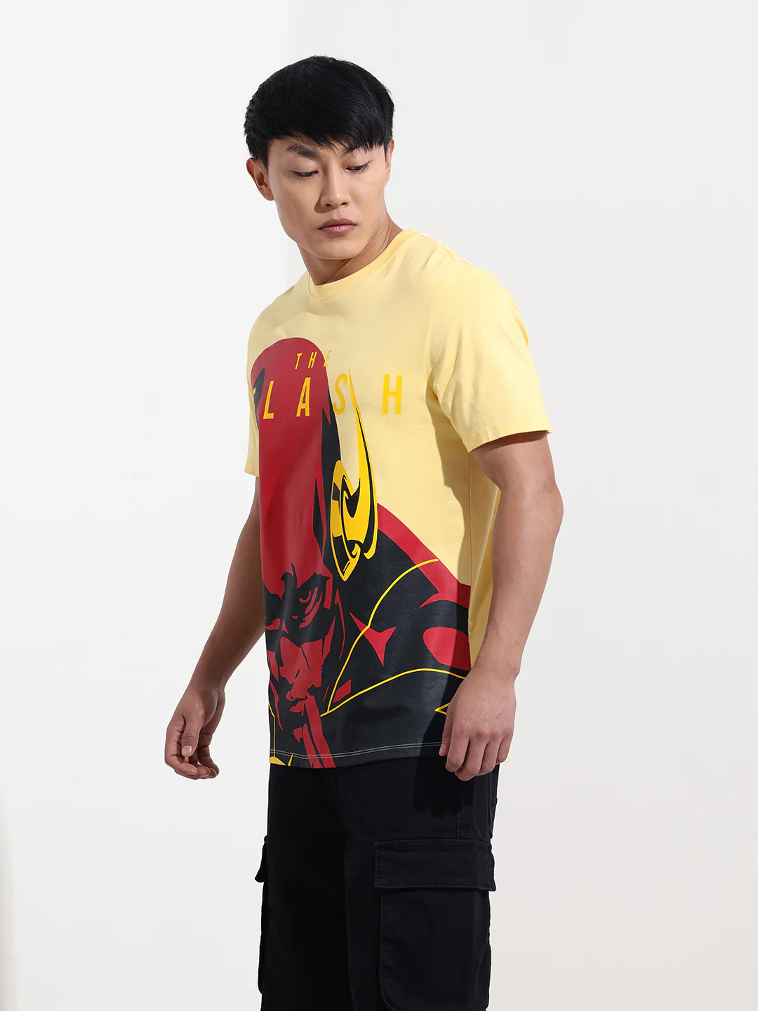Men's Printed Applique Slim Fit T-shirt - Image 4