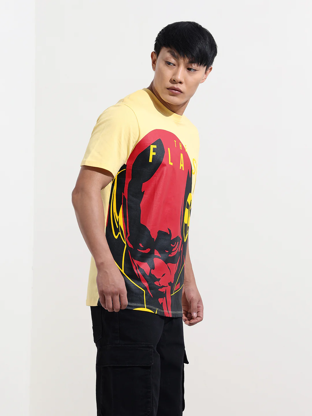 Men's Printed Applique Slim Fit T-shirt - Image 5